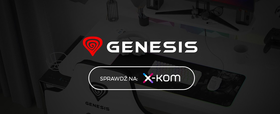 Продукція Genesis відтепер в асортименті X-kom!