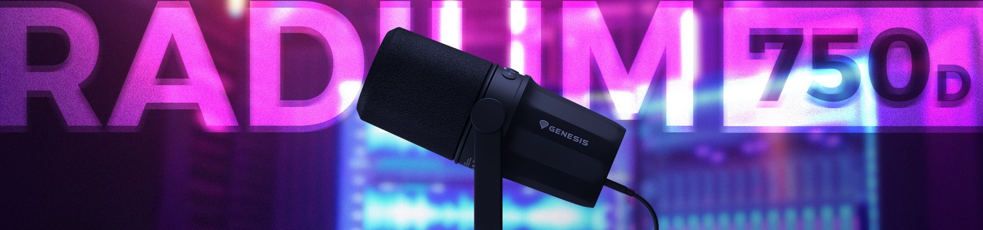 Ваш голос зі студійною точністю. Прем'єра мікрофона GENESIS Radium 750D.