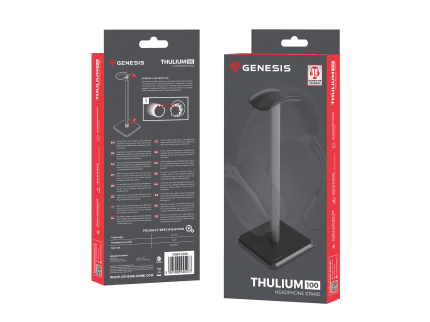 Genesis ПІДСТАВКА ДЛЯ НАВУШНИКІВ GENESIS THULIUM 100 GUN METAL GUN METAL